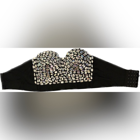 Rhinestone corset 2xl (fits M/L) - Picture 3 of 11